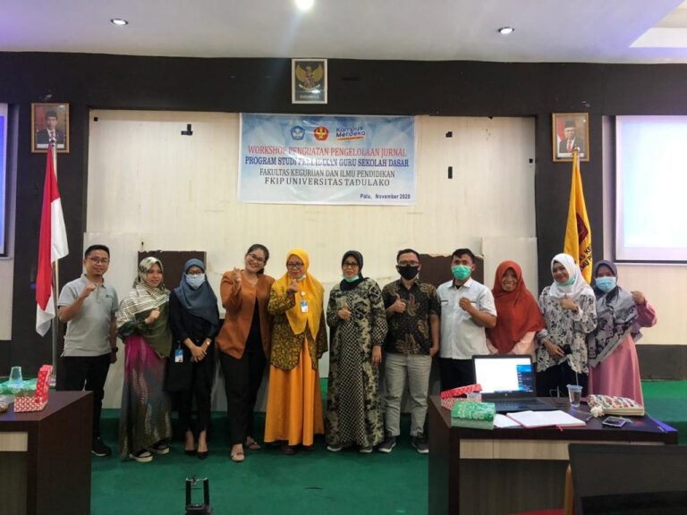 Workshop Penguatan Pengelolaan Jurnal Prodi PGSD FKIP Universitas Tadulako