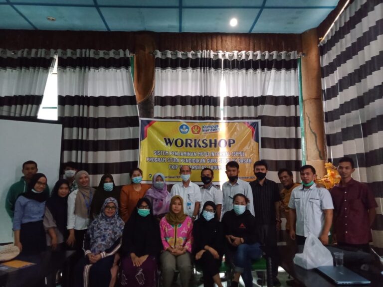 Workshop Sistem Penjaminan Mutu Internal (SPMI) Prodi PGSD FKIP Universitas Tadulako