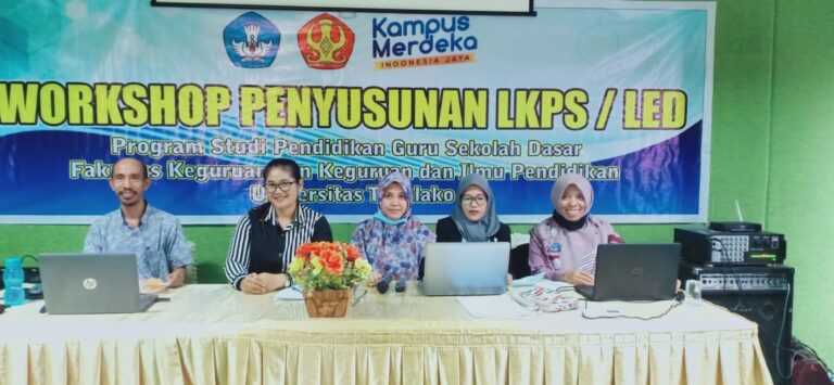 Workshop Penyusunan Laporan Kinerja Program Studi (LKPS) dan Laporan Evaluasi Diri (LED) Prodi PGSD FKIP Universitas Tadulako