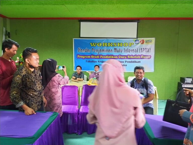 Workshop Standar Penjaminan Mutu Internal (SPMI) Program Studi Pendidikan Guru Sekolah Dasar FKIP Universitas Tadulako