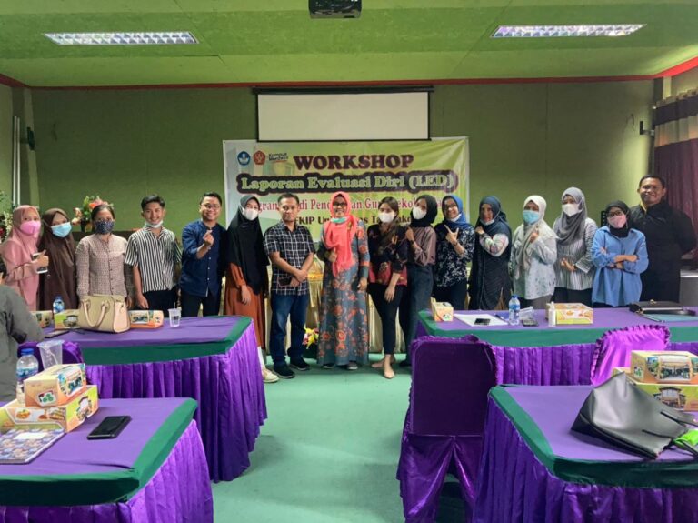 Workshop Laporan Evaluasi Diri (LED) Program Studi Pendidikan Guru Sekolah Dasar FKIP Universitas Tadulako