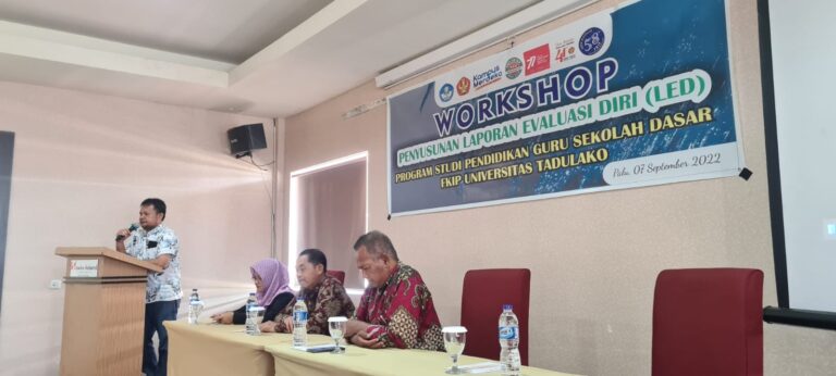 WORKSHOP PENYUSUNAN LAPORAN EVALUASI DIRI (LED)