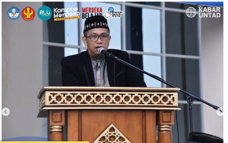 Dosen PGSD Dr. Yusdin Gagaramusu Pimpin Perayaan Idul Fitri 1445 H di Universitas Tadulako